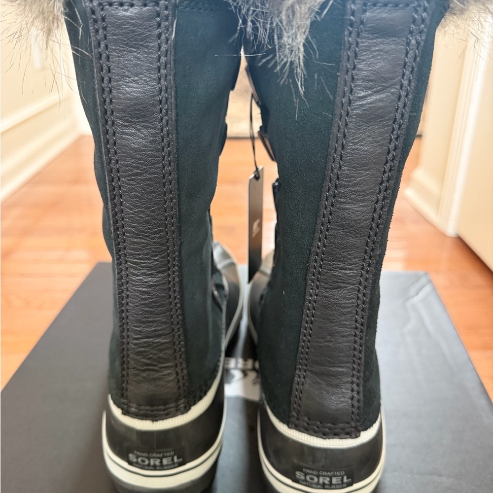 SOREL Joan of Arctic Waterproof Boot Women's Size 10 Black Quarry - Picture 9 of 13